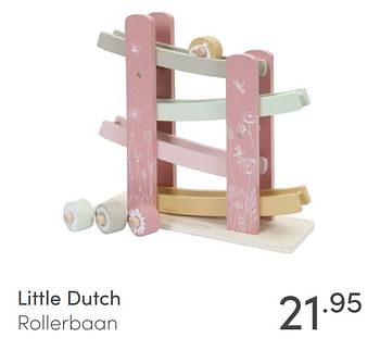 Aanbiedingen Little dutch rollerbaan - Little Dutch - Geldig van 27/06/2021 tot 03/07/2021 bij Baby & Tiener Megastore