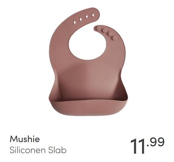 Aanbiedingen Mushie siliconen slab - Mushie - Geldig van 27/06/2021 tot 03/07/2021 bij Baby & Tiener Megastore