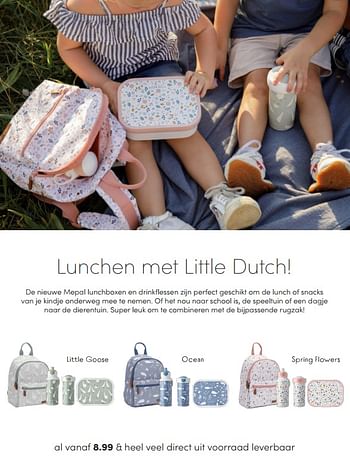 Aanbiedingen Lunchen met little dutch - Little Dutch - Geldig van 04/07/2021 tot 10/07/2021 bij Baby & Tiener Megastore
