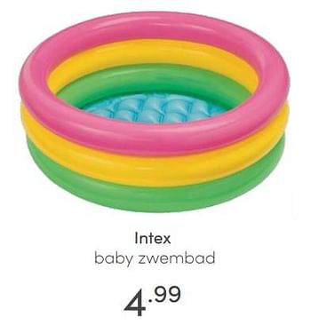 Aanbiedingen Intex baby zwembad - Intex - Geldig van 04/07/2021 tot 10/07/2021 bij Baby & Tiener Megastore