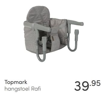 Aanbiedingen Topmark hangstoel rafi - Topmark - Geldig van 04/07/2021 tot 10/07/2021 bij Baby & Tiener Megastore