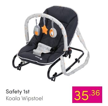 Aanbiedingen Safety 1st koala wipstoel - Safety 1st - Geldig van 04/07/2021 tot 10/07/2021 bij Baby & Tiener Megastore