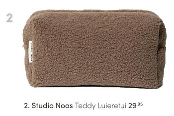 Aanbiedingen Studio noos teddy luieretui - Studio Noos - Geldig van 04/07/2021 tot 10/07/2021 bij Baby & Tiener Megastore