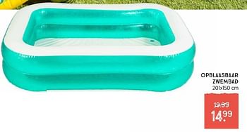 Aanbiedingen Opblaasbaar zwembad - Huismerk - Xenos - Geldig van 05/07/2021 tot 18/07/2021 bij Xenos