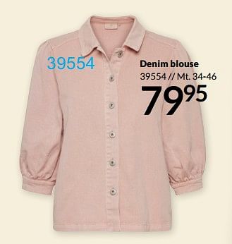 Aanbiedingen Denim blouse - Kaffe - Geldig van 25/05/2021 tot 31/08/2021 bij Bonaparte