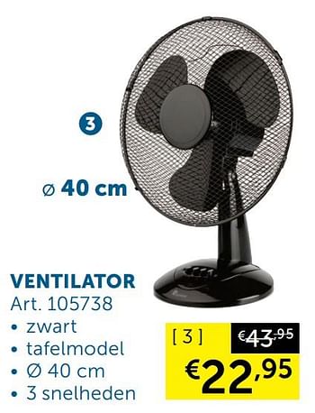 Aanbiedingen Ventilator - Geldig van 20/07/2021 tot 16/08/2021 bij Zelfbouwmarkt