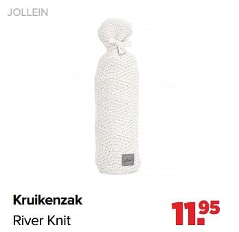 Aanbiedingen Kruikenzak river knit - Jollein - Geldig van 05/07/2021 tot 31/07/2021 bij Baby-Dump