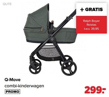 Aanbiedingen Q-move combi-kinderwagen - Qute  - Geldig van 05/07/2021 tot 31/07/2021 bij Baby-Dump