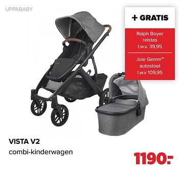 Aanbiedingen Vista v2 combi-kinderwagen - Uppababy - Geldig van 05/07/2021 tot 31/07/2021 bij Baby-Dump