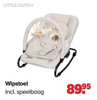 Aanbiedingen Wipstoel incl speelboog - Little Dutch - Geldig van 05/07/2021 tot 31/07/2021 bij Baby-Dump