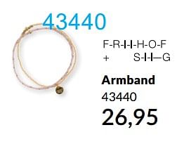 Aanbiedingen Armband - Friihof+siig - Geldig van 25/05/2021 tot 31/08/2021 bij Bonaparte