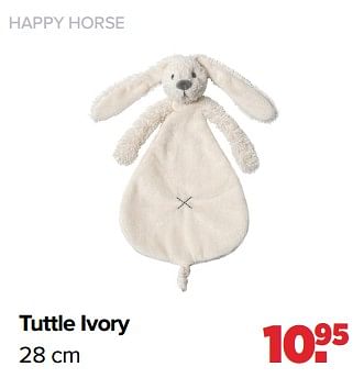 Aanbiedingen Tuttle ivory - Happy Horse - Geldig van 05/07/2021 tot 31/07/2021 bij Baby-Dump