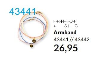 Aanbiedingen Armband - Friihof+siig - Geldig van 25/05/2021 tot 31/08/2021 bij Bonaparte