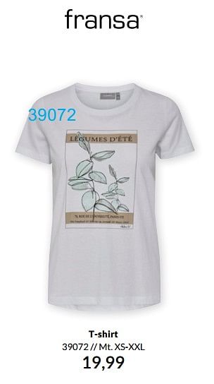 Aanbiedingen T-shirt - Fransa - Geldig van 25/05/2021 tot 31/08/2021 bij Bonaparte