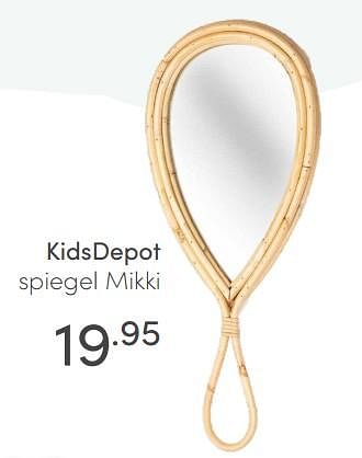 Aanbiedingen Kidsdepot spiegel mikki - KidsDepot  - Geldig van 10/07/2021 tot 17/07/2021 bij Baby & Tiener Megastore