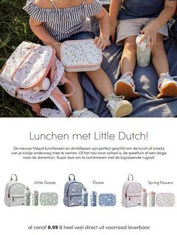 Aanbiedingen Little dutch de nieuwe mepal lunchboxen en drinkflessen - Little Dutch - Geldig van 10/07/2021 tot 17/07/2021 bij Baby & Tiener Megastore