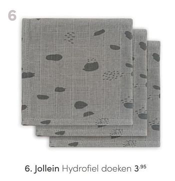 Aanbiedingen Jollein hydrofiel doeken - Jollein - Geldig van 10/07/2021 tot 17/07/2021 bij Baby & Tiener Megastore