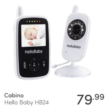 Aanbiedingen Cabino hello baby hb24 - Cabino - Geldig van 10/07/2021 tot 17/07/2021 bij Baby & Tiener Megastore