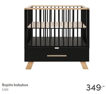 Aanbiedingen Bopita babybox lisa - Bopita - Geldig van 10/07/2021 tot 17/07/2021 bij Baby & Tiener Megastore