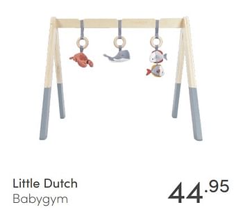 Aanbiedingen Little dutch babygym - Little Dutch - Geldig van 10/07/2021 tot 17/07/2021 bij Baby & Tiener Megastore
