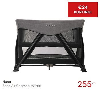 Aanbiedingen Nuna sena air charcoal - Nuna - Geldig van 10/07/2021 tot 17/07/2021 bij Baby & Tiener Megastore