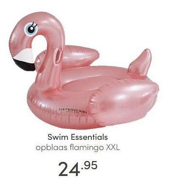 Aanbiedingen Swim essentials opblaas flamingo xxl - Swim Essentials - Geldig van 10/07/2021 tot 17/07/2021 bij Baby & Tiener Megastore