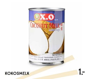 Aanbiedingen Kokosmelk - Huismerk - Xenos - Geldig van 12/07/2021 tot 08/08/2021 bij Xenos