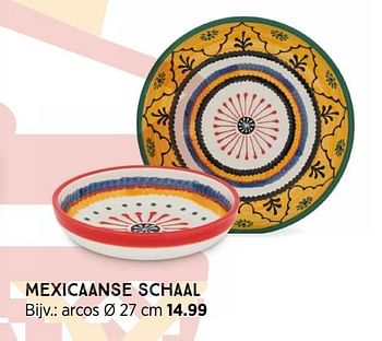 Aanbiedingen Mexicaanse schaal arcos - Huismerk - Xenos - Geldig van 12/07/2021 tot 08/08/2021 bij Xenos