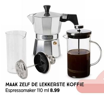 Aanbiedingen Espressomaker - Huismerk - Xenos - Geldig van 12/07/2021 tot 08/08/2021 bij Xenos