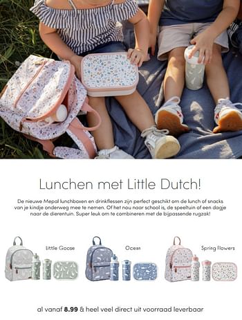 Aanbiedingen Little dutch de nieuwe mepal lunchboxen en drinkflessen - Little Dutch - Geldig van 18/07/2021 tot 24/07/2021 bij Baby & Tiener Megastore