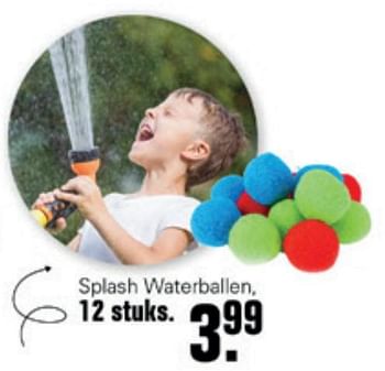 Aanbiedingen Splash waterballen - Huismerk - De Online Drogist - Geldig van 14/07/2021 tot 31/07/2021 bij De Online Drogist