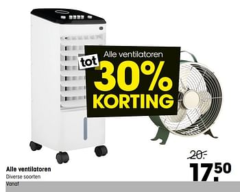 Aanbiedingen Alle ventilatoren 30% korting - Huismerk - Kwantum - Geldig van 19/07/2021 tot 08/08/2021 bij Kwantum