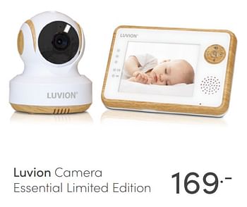 Aanbiedingen Luvion camera essential limited edition - Luvion - Geldig van 18/07/2021 tot 24/07/2021 bij Baby & Tiener Megastore