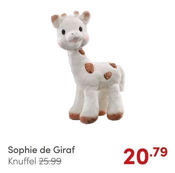 Aanbiedingen Sophie de giraf knuffel - Sophie de Giraf - Geldig van 18/07/2021 tot 24/07/2021 bij Baby & Tiener Megastore