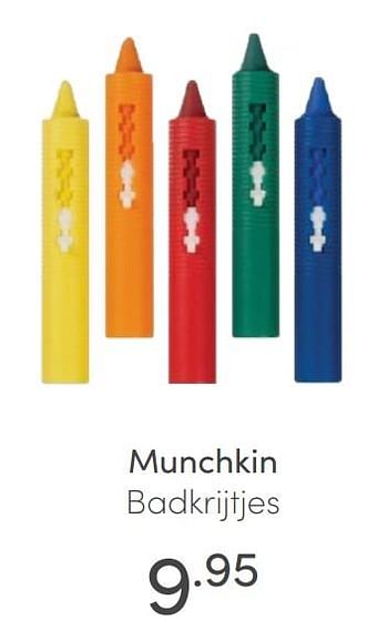 Aanbiedingen Munchkin badkrijtjes - Munchkin - Geldig van 18/07/2021 tot 24/07/2021 bij Baby & Tiener Megastore