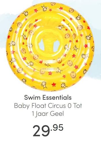 Aanbiedingen Swim essentials baby float circus - Swim Essentials - Geldig van 18/07/2021 tot 24/07/2021 bij Baby & Tiener Megastore