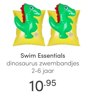 Aanbiedingen Swim essentials dinosaurus zwembandjes - Swim Essentials - Geldig van 18/07/2021 tot 24/07/2021 bij Baby & Tiener Megastore