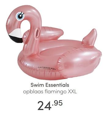 Aanbiedingen Swim essentials opblaas flamingo xxl - Swim Essentials - Geldig van 18/07/2021 tot 24/07/2021 bij Baby & Tiener Megastore