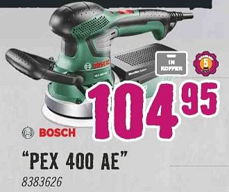 Aanbiedingen Bosch excentrische schuurmachine pex 400 ae - Bosch - Geldig van 28/06/2021 tot 25/07/2021 bij Hornbach