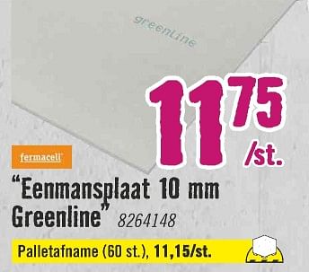 Aanbiedingen Eenmansplaat greenline - Huismerk Hornbach - Geldig van 28/06/2021 tot 25/07/2021 bij Hornbach