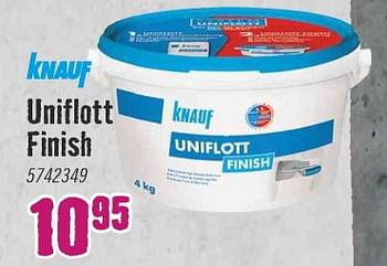 Aanbiedingen Uniflott finish - Knauf - Geldig van 28/06/2021 tot 25/07/2021 bij Hornbach