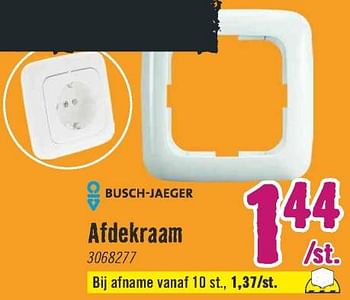 Aanbiedingen Afdekraam - Busch-Jaeger - Geldig van 28/06/2021 tot 25/07/2021 bij Hornbach