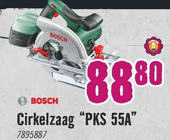 Aanbiedingen Bosch cirkelzaag pks 55a - Bosch - Geldig van 28/06/2021 tot 25/07/2021 bij Hornbach