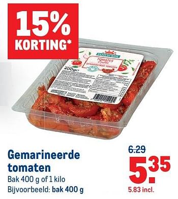 Aanbiedingen Gemarineerde tomaten - Sud', n Sol - Geldig van 07/07/2021 tot 03/08/2021 bij Makro