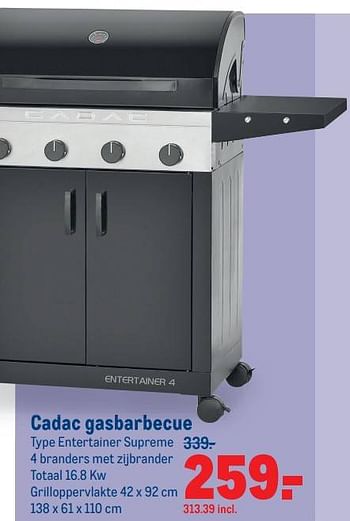 Aanbiedingen Cadac gasbarbecue - Cadac - Geldig van 07/07/2021 tot 03/08/2021 bij Makro
