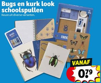 Aanbiedingen Bugs en kurk look schoolspullen - Huismerk - Kruidvat - Geldig van 20/07/2021 tot 25/07/2021 bij Kruidvat