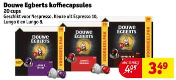 Aanbiedingen Douwe egberts koffiecapsules - Douwe Egberts - Geldig van 20/07/2021 tot 25/07/2021 bij Kruidvat