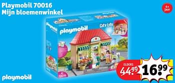 Aanbiedingen Playmobil 70016 mijn bloemenwinkel - Playmobil - Geldig van 20/07/2021 tot 25/07/2021 bij Kruidvat