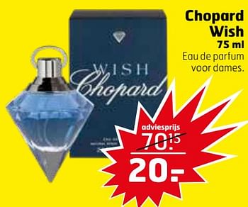 Aanbiedingen Chopard wish eau de parfum voor dames - Chopard Wish - Geldig van 20/07/2021 tot 01/08/2021 bij Trekpleister