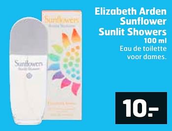Aanbiedingen Elizabeth arden sunflower sunlit showers eau de toilette voor dames - Elizabeth Arden - Geldig van 20/07/2021 tot 01/08/2021 bij Trekpleister